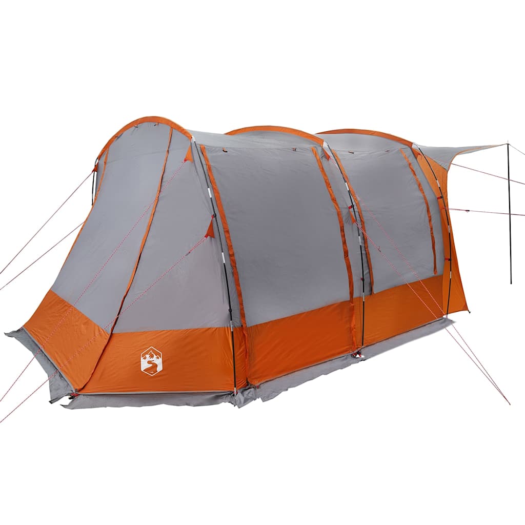 Tenda da Campeggio per Auto Grigio e Arancione Impermeabile