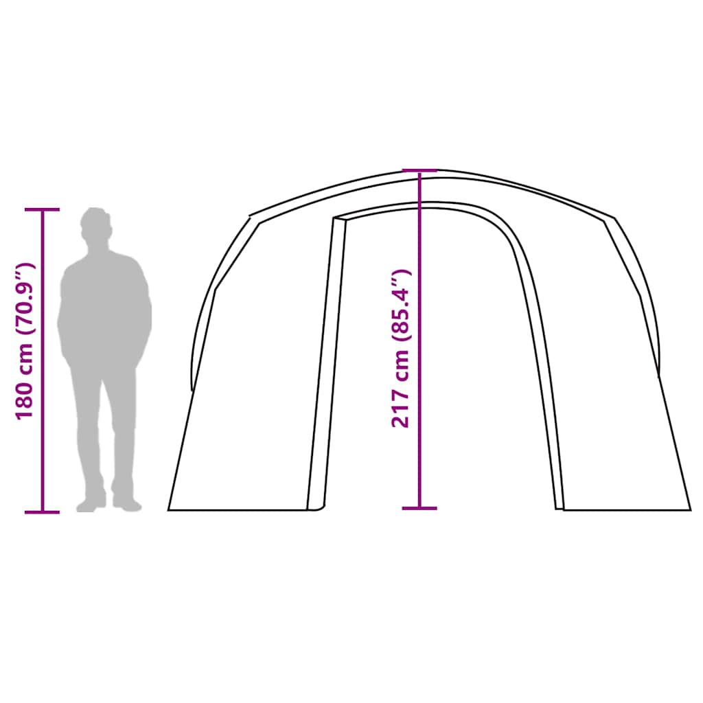 Tenda da Campeggio per Auto Blu Impermeabile