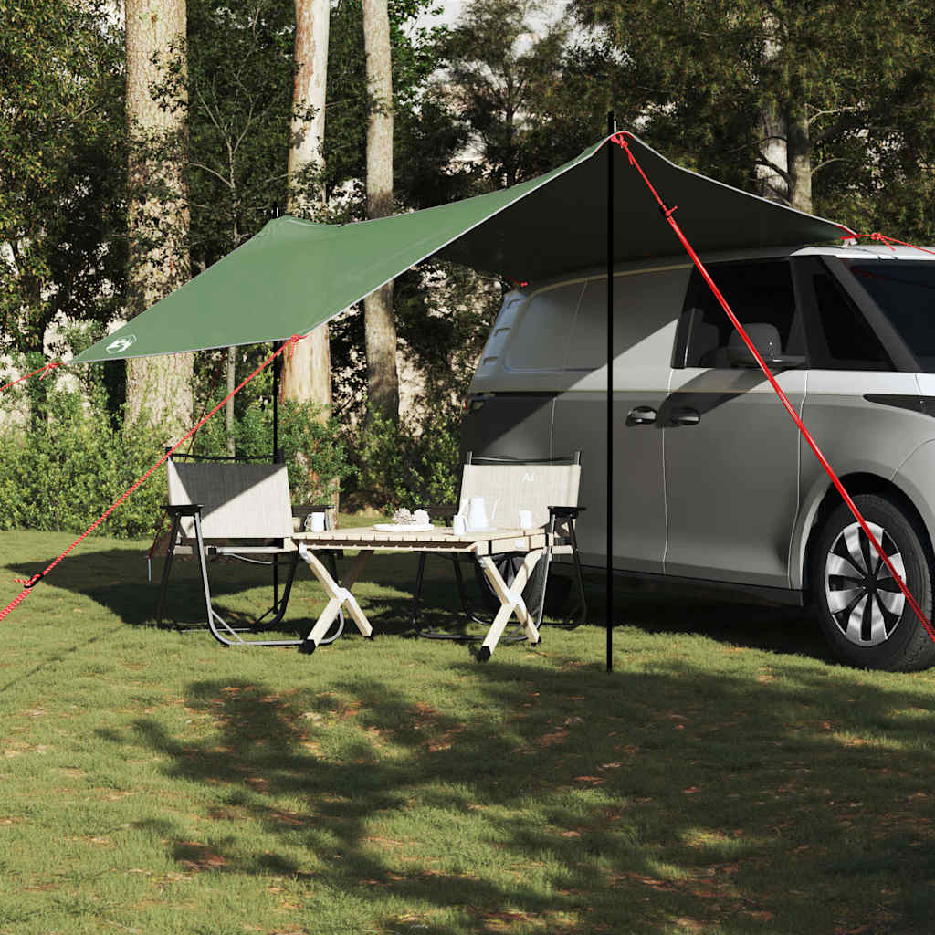 Tenda da Campeggio per Auto Verde Impermeabile