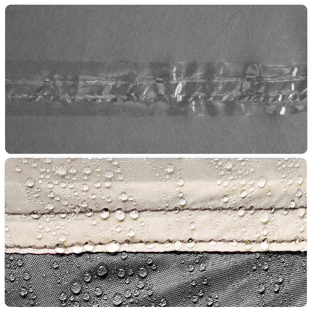Tenda da Campeggio per Auto Grigio e Arancione Impermeabile