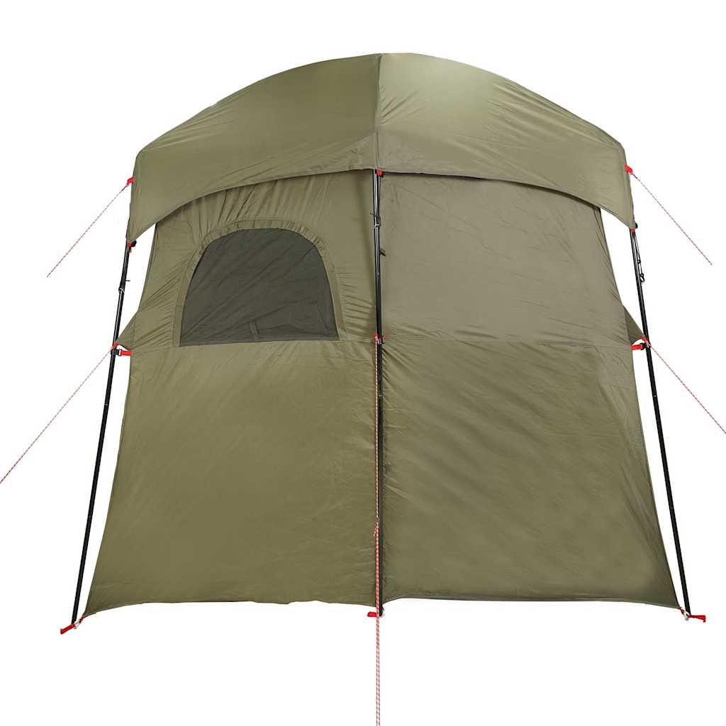 Tenda da Doccia per 2 Persone Verde Oliva Impermeabile