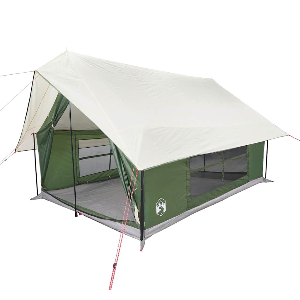 Tenda da Campeggio per 5 Persone Verde Impermeabile