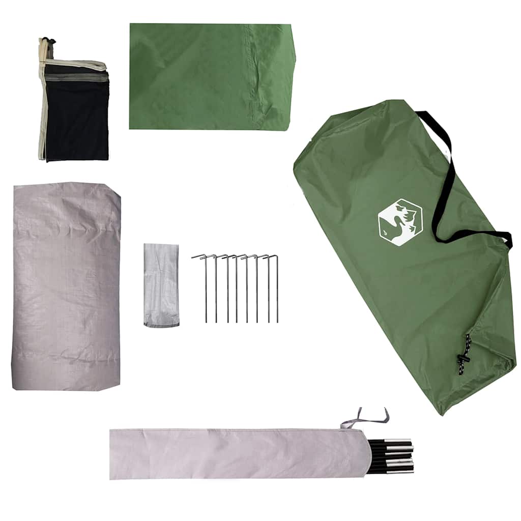 Tenda da Campeggio per 1 Persona Verde Impermeabile
