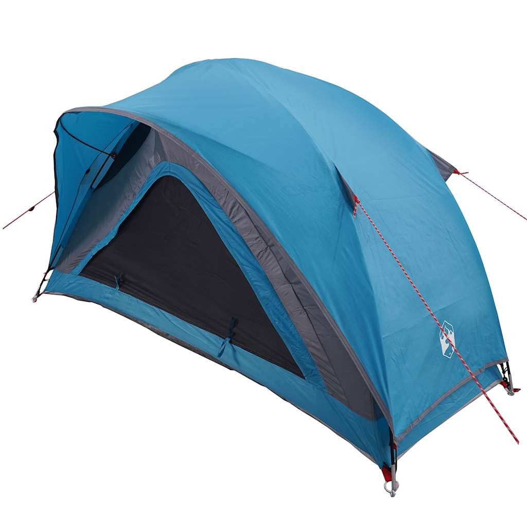 Tenda da Campeggio per 1 Persona Blu Impermeabile