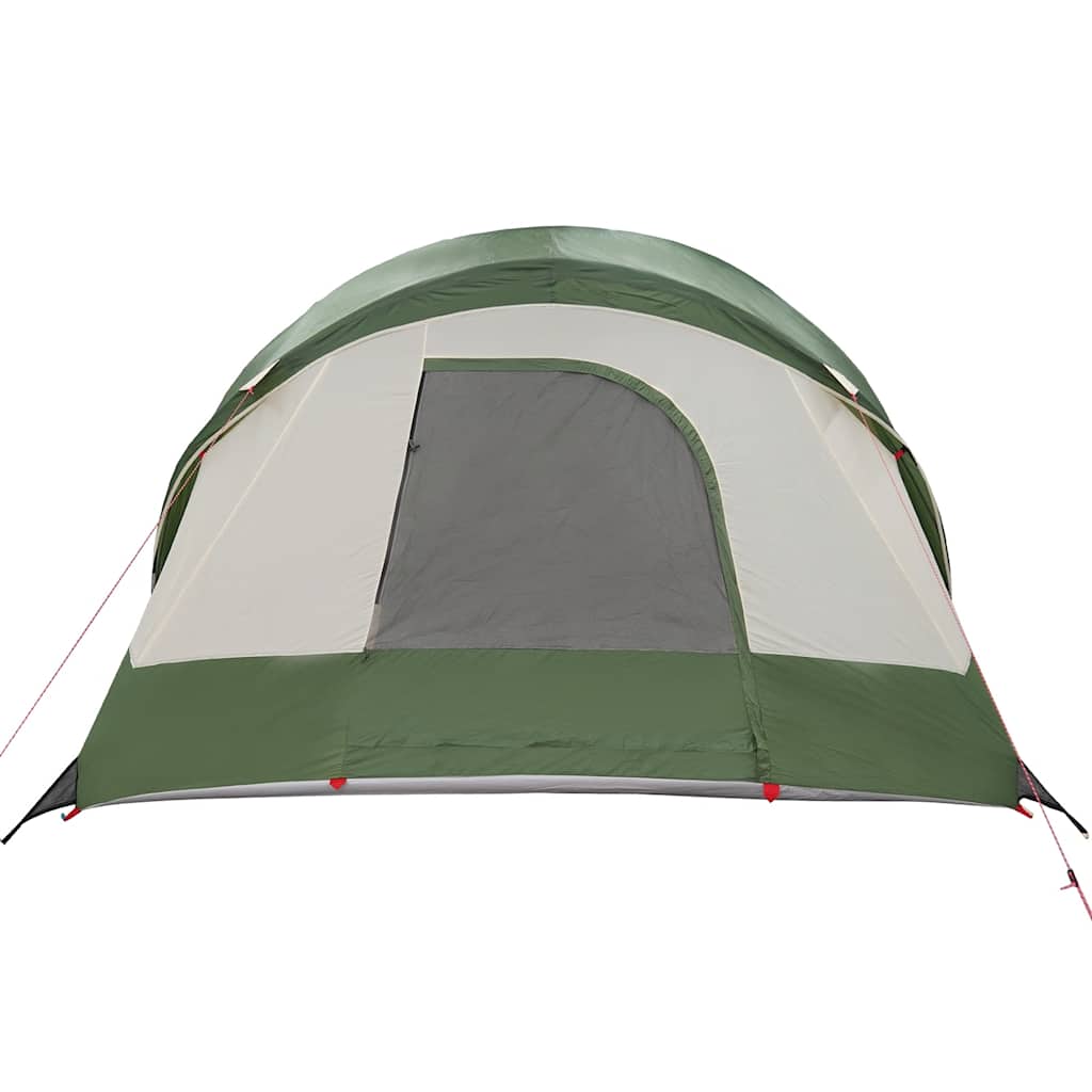 Tenda Familiare a Tunnel per 8 Persone Verde Impermeabile