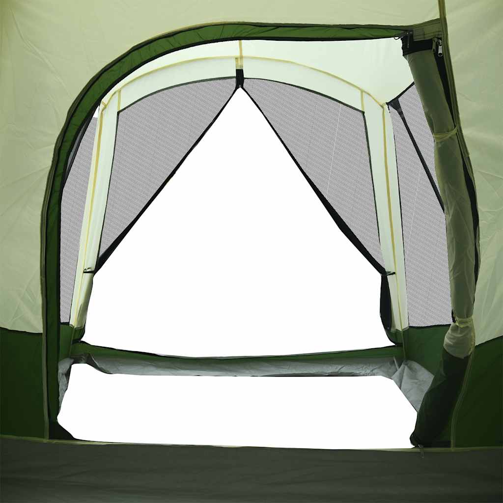 Tenda Familiare a Tunnel per 8 Persone Verde Impermeabile