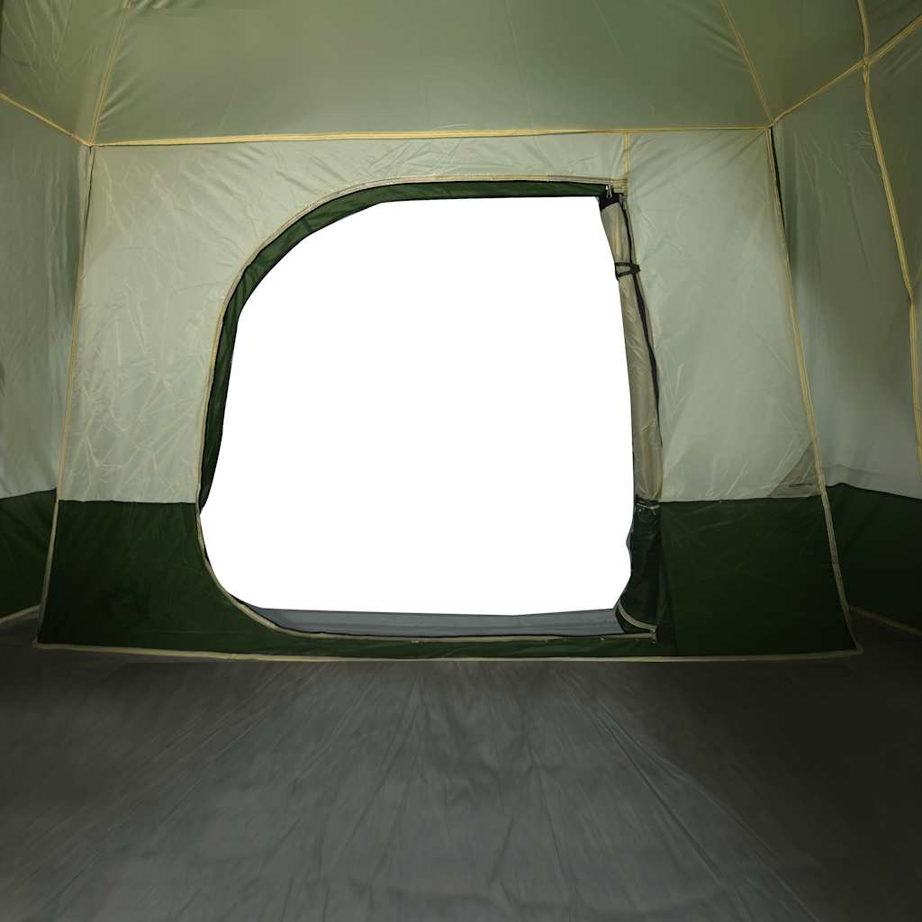 Tenda Familiare Cabina per 6 Persone Verde Impermeabile