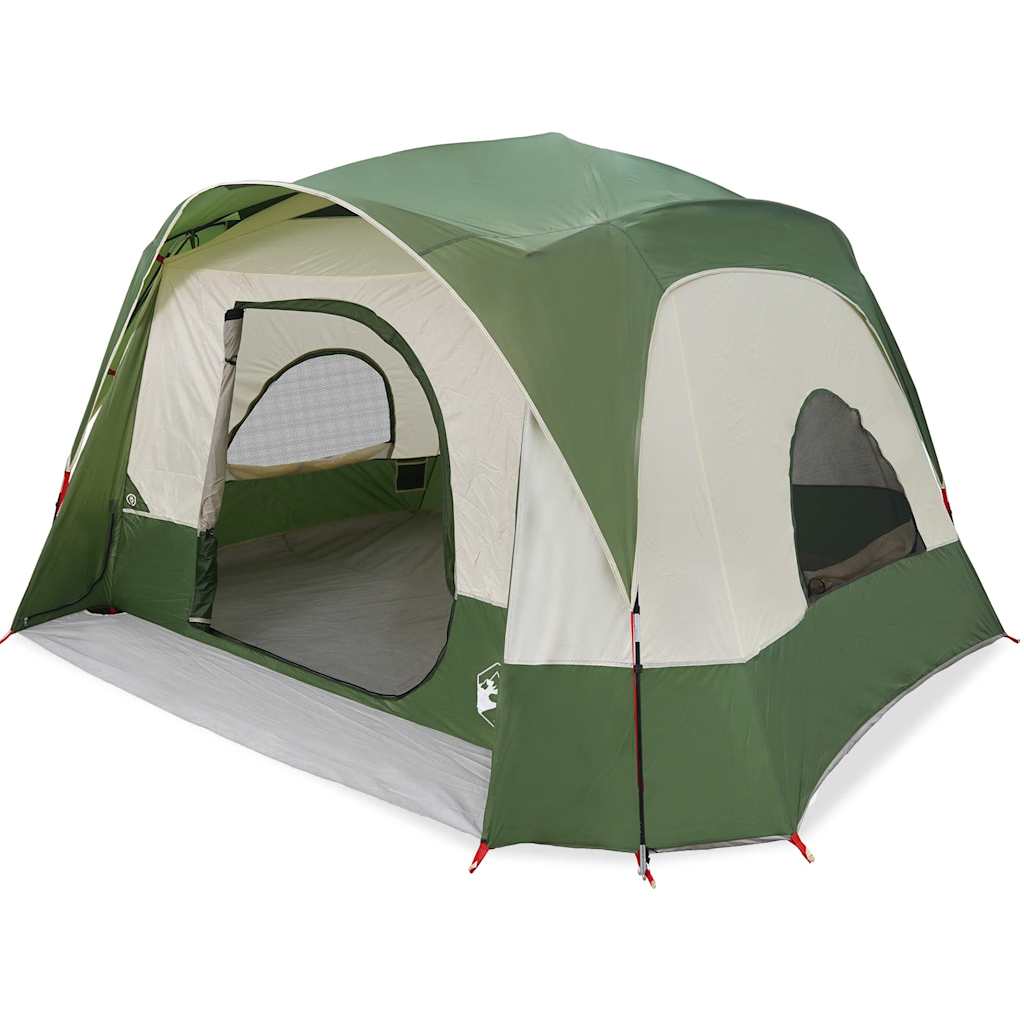 Tenda Familiare Cabina per 6 Persone Verde Impermeabile