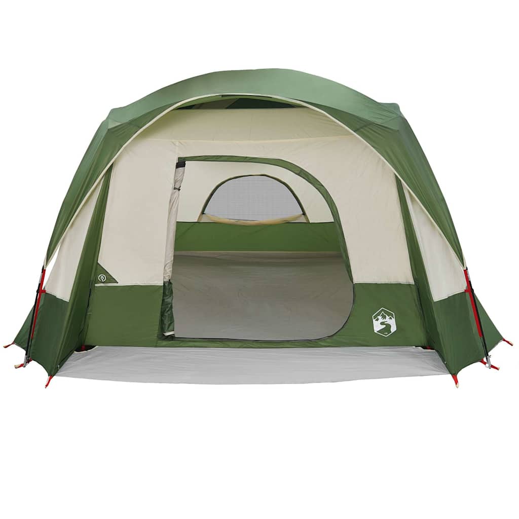 Tenda Familiare Cabina per 6 Persone Verde Impermeabile