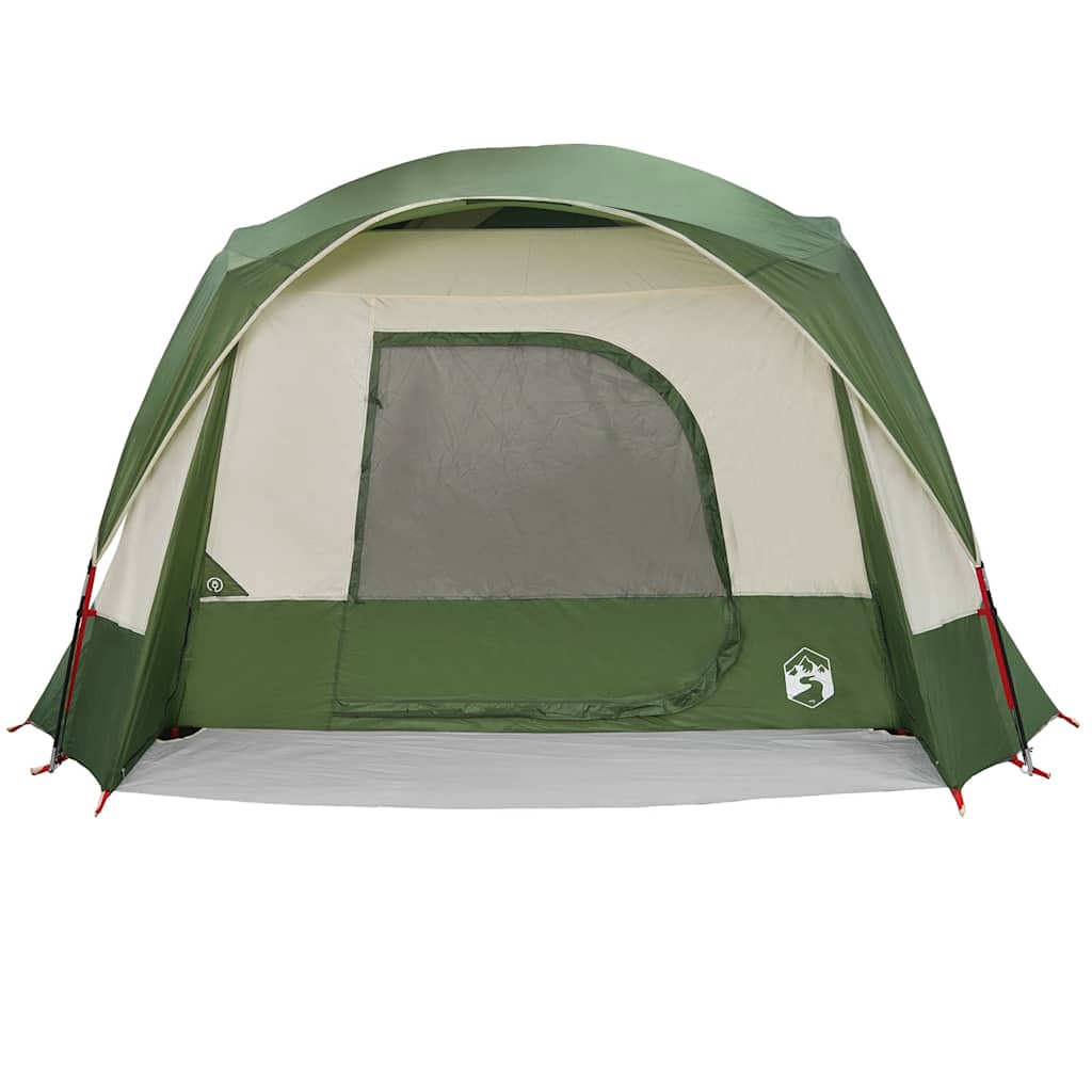 Tenda Familiare Cabina per 6 Persone Verde Impermeabile