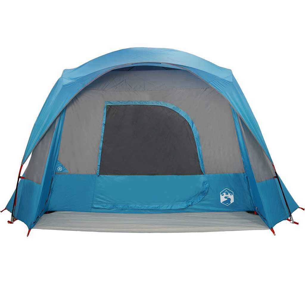 Tenda Familiare Cabina per 6 Persone Blu Impermeabile
