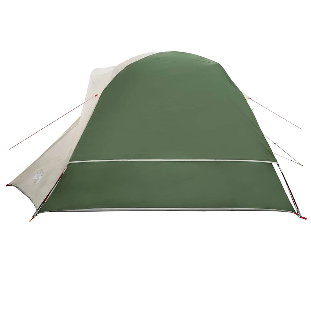 Tenda da Campeggio a Cabina per 4 Persone Verde Impermeabile