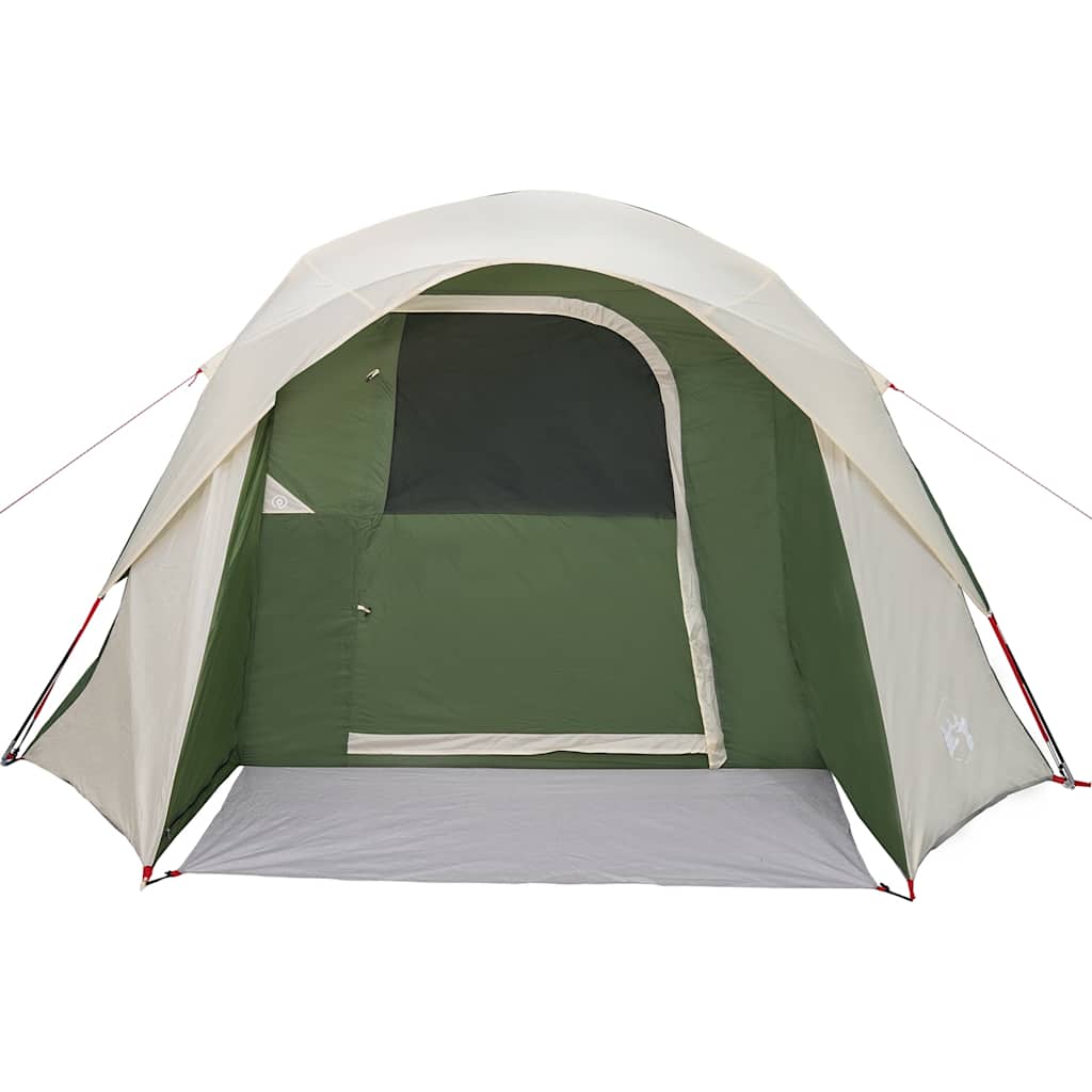 Tenda Familiare Cabina per 6 Persone Verde Impermeabile
