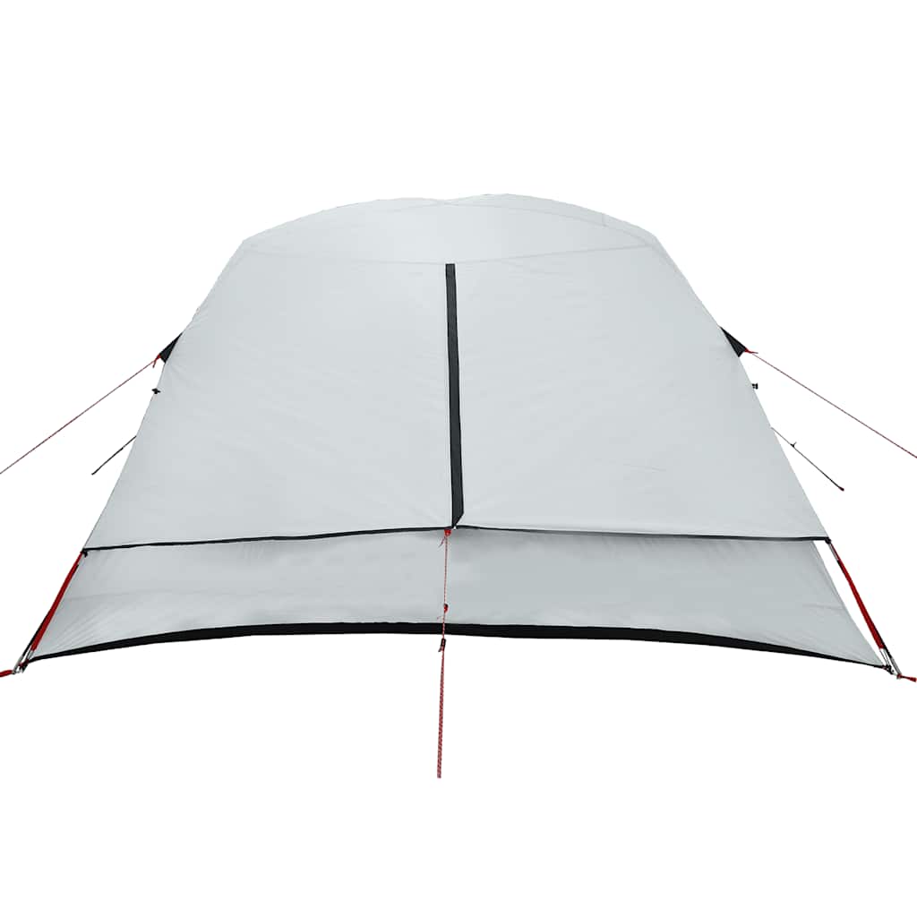 Tenda Familiare Cabina 6 Persone Bianca Tessuto Impermeabile