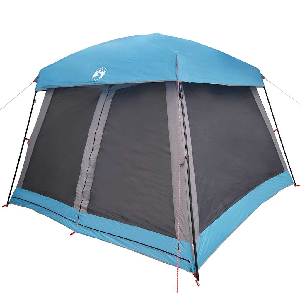 Tenda Familiare Cabina per 6 Persone Blu Impermeabile