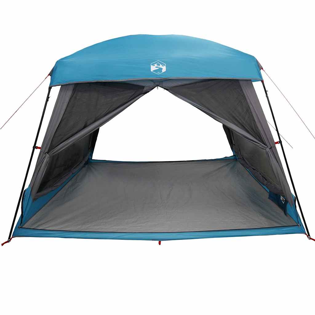 Tenda Familiare Cabina per 6 Persone Blu Impermeabile