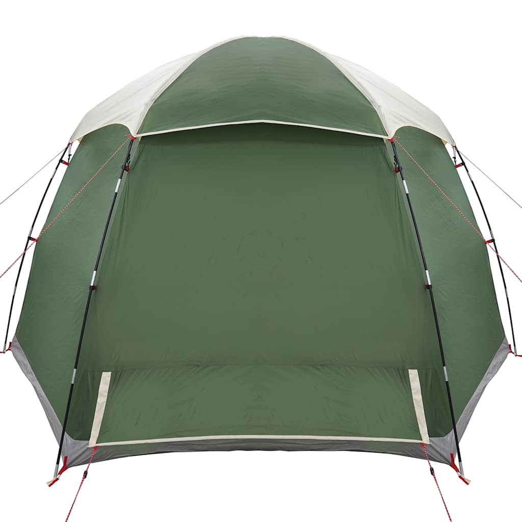 Tenda Familiare Igloo per 6 Persone Verde Impermeabile
