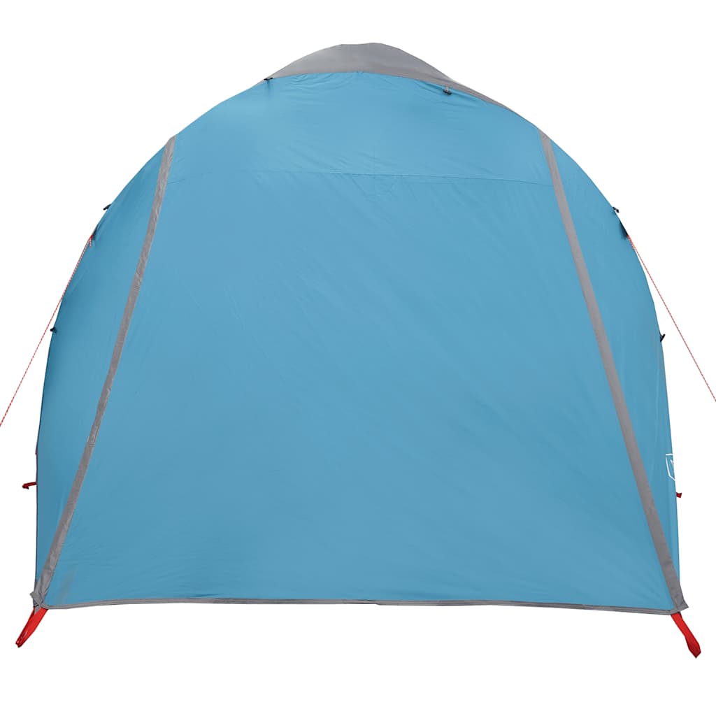 Tenda Familiare a Tunnel per 6 Persone Blu Resistente all'acqua