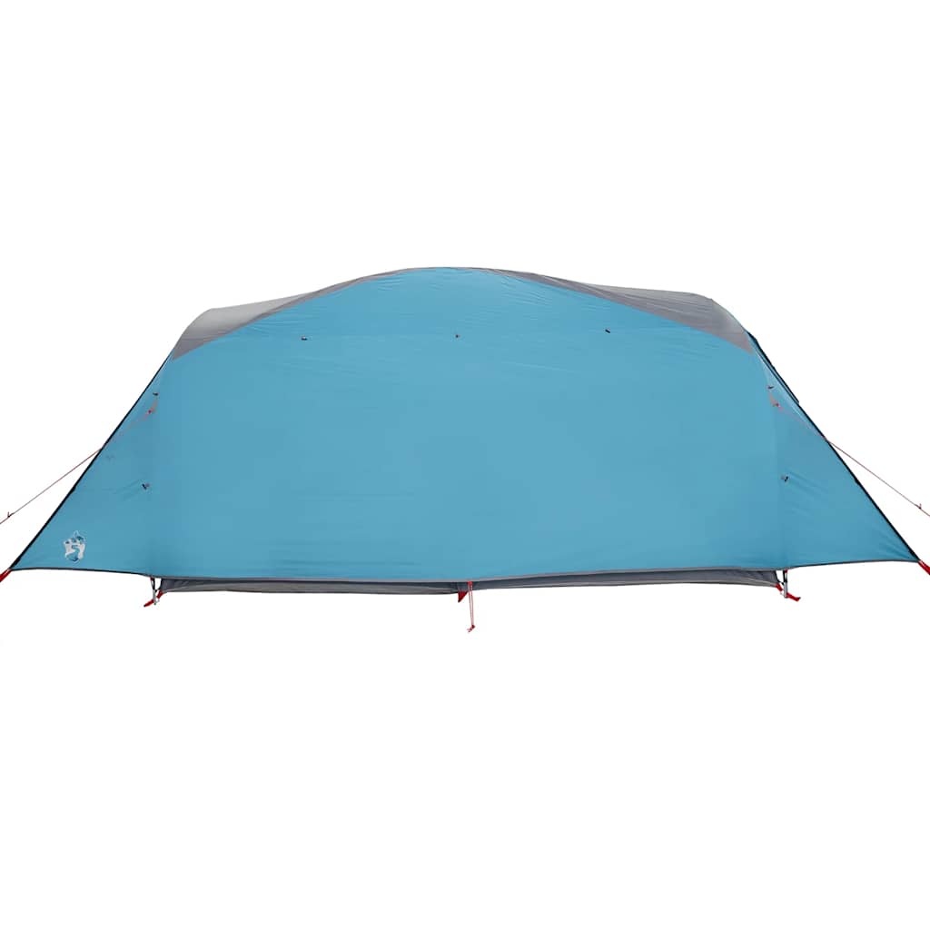 Tenda Familiare a Tunnel per 6 Persone Blu Resistente all'acqua