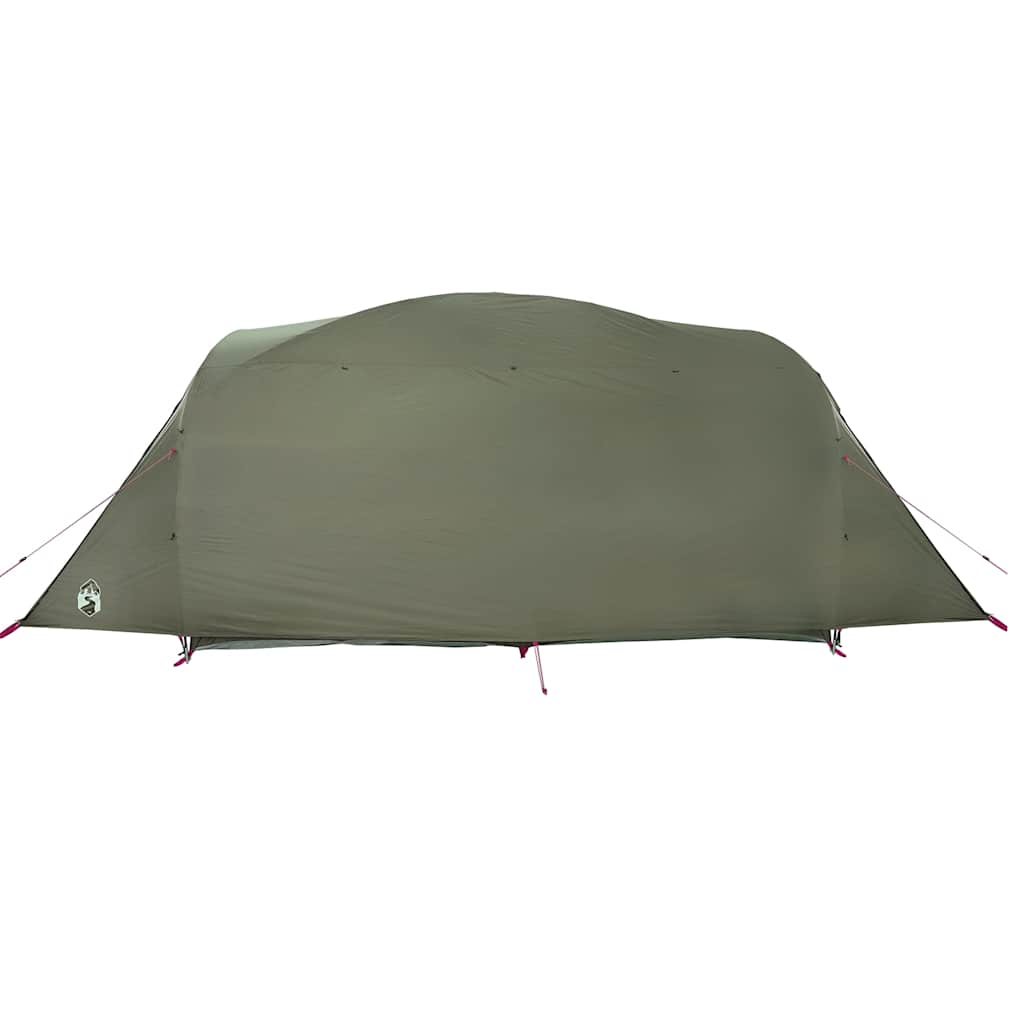 Tenda Familiare a Tunnel per 6 Persone Verde Oliva Resistente all'acqua
