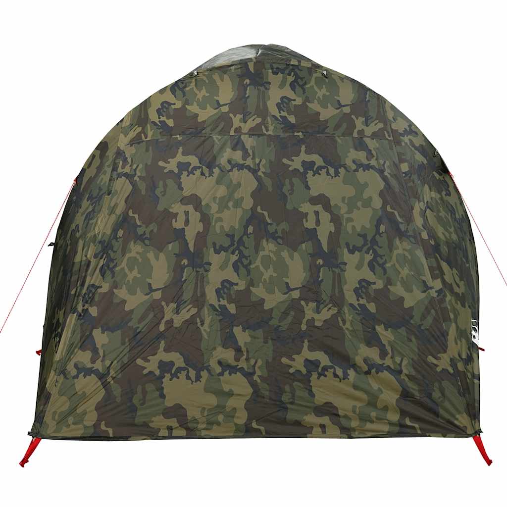 Tenda Familiare a Tunnel per 6 Persone Mimetica Resistente all'acqua