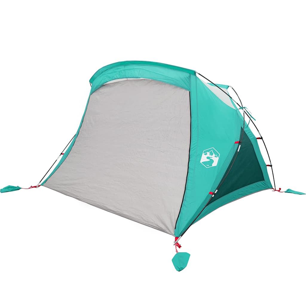 Tenda da Spiaggia 2 Persone Verde Mare Impermeabile
