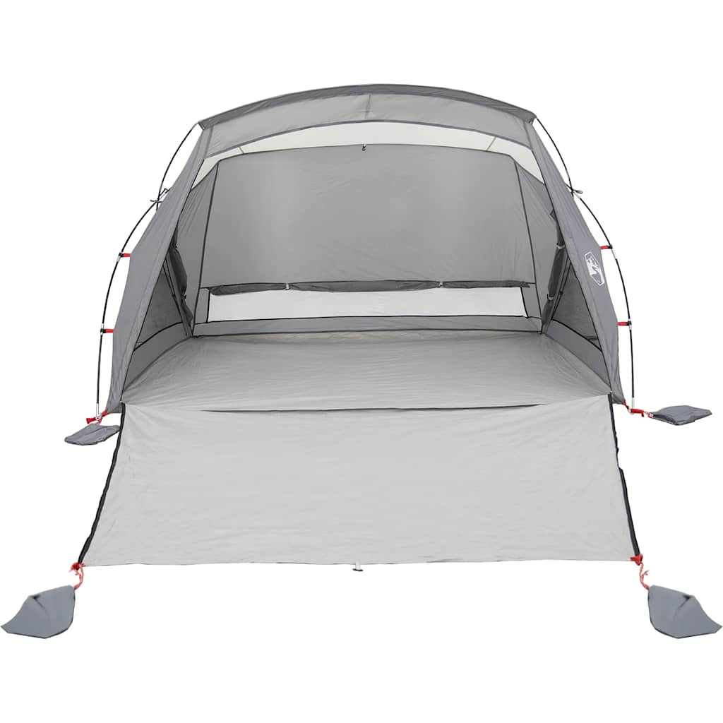 Tenda da Spiaggia 2 Persone Grigia Impermeabile