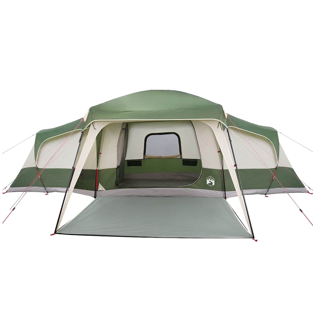 Tenda da Campeggio con Portico a Cupola 9 Persone Impermeabile