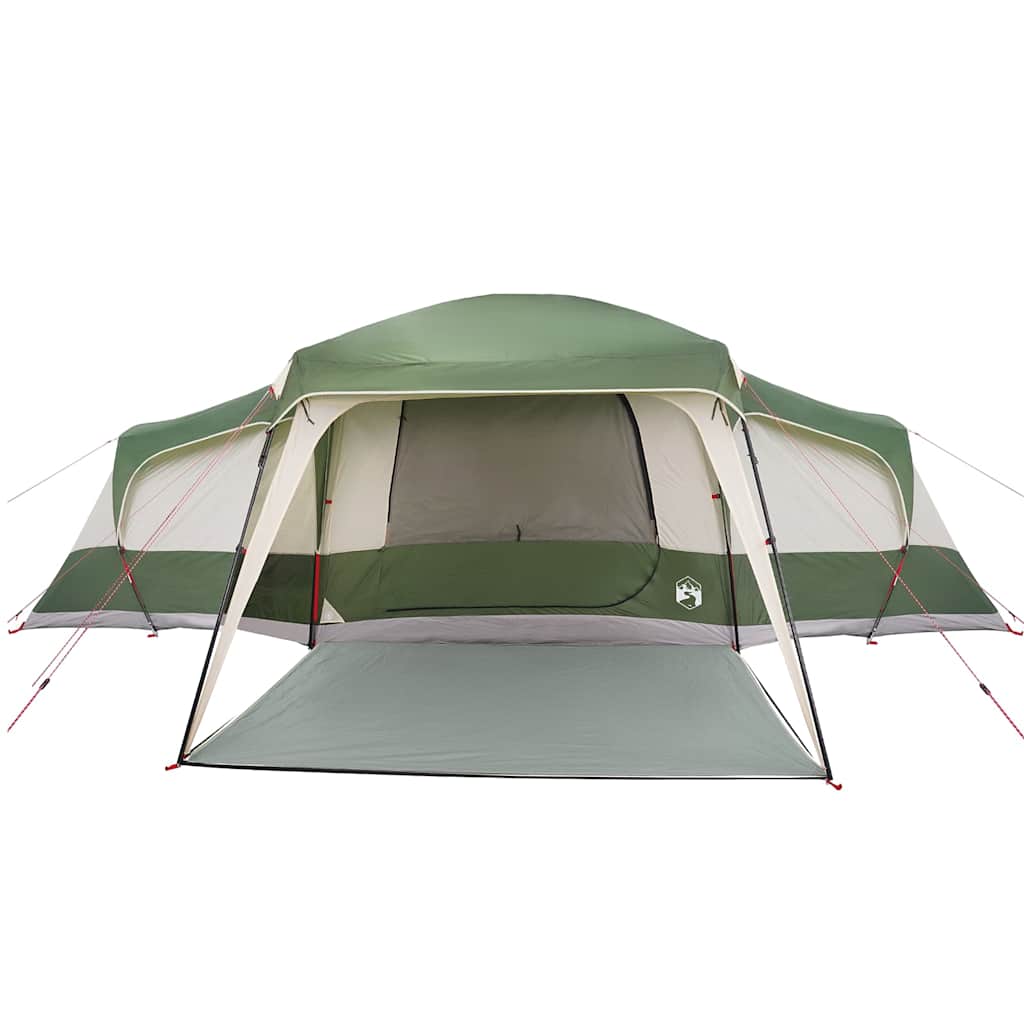 Tenda da Campeggio con Portico a Cupola 9 Persone Impermeabile
