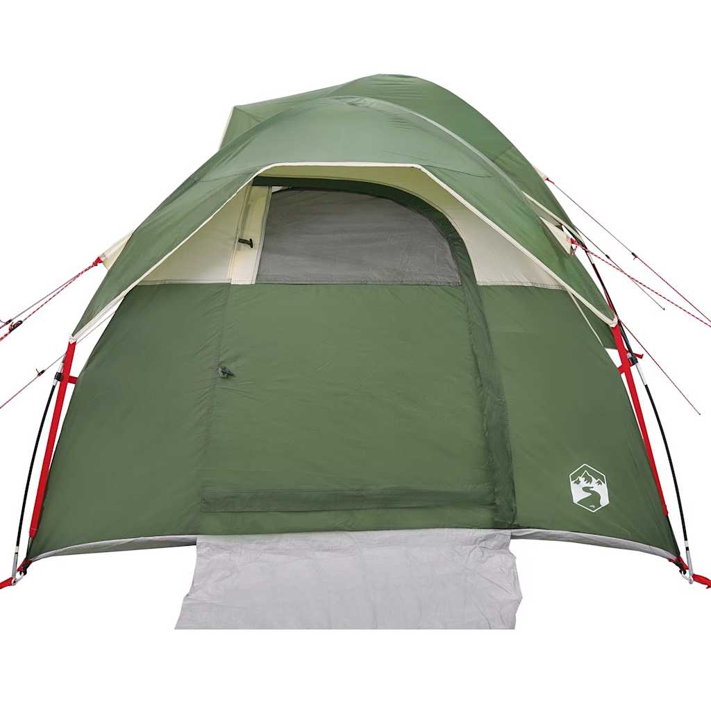 Tenda da Campeggio per 5 Persone Verde Impermeabile