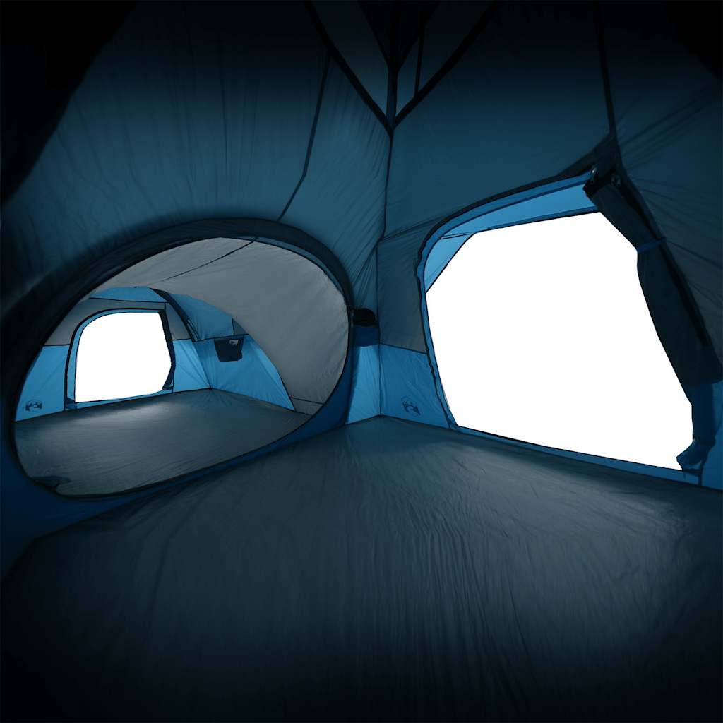 Tenda da Campeggio per 5 Persone Blu Impermeabile
