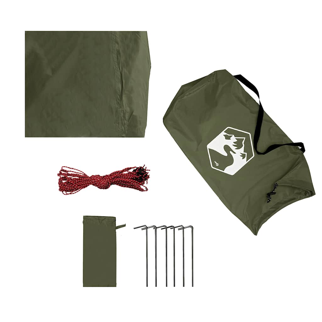 Telone da Campeggio Verde Oliva 438x376x212 cm Impermeabile