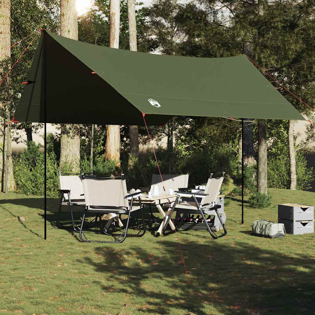 Telone da Campeggio Verde Oliva 462x306x211 cm Impermeabile