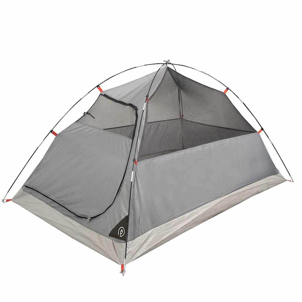 Tenda da Campeggio a Cupola per 2 Persone Marrone Impermeabile