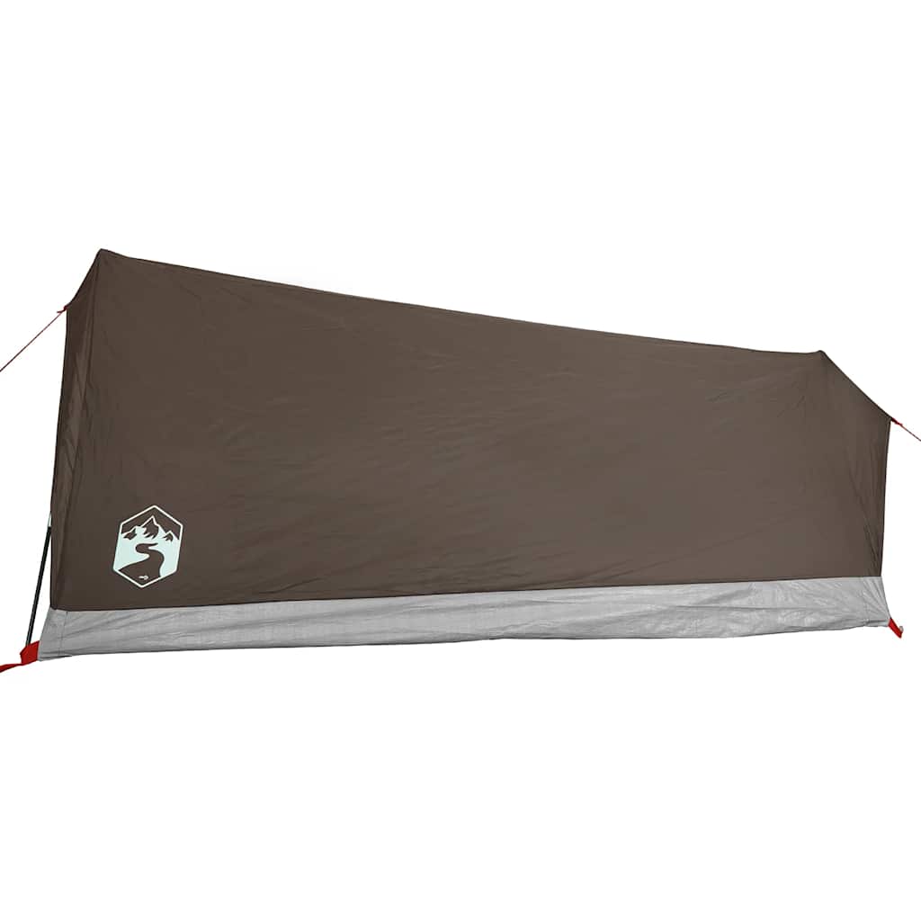 Tenda da Campeggio per 2 Persone Marrone Impermeabile