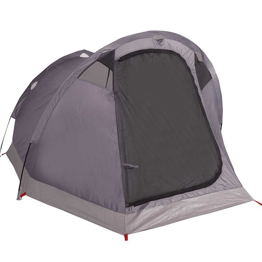 Tenda da Campeggio a Tunnel per 3 Persone Mimetico Impermeabile