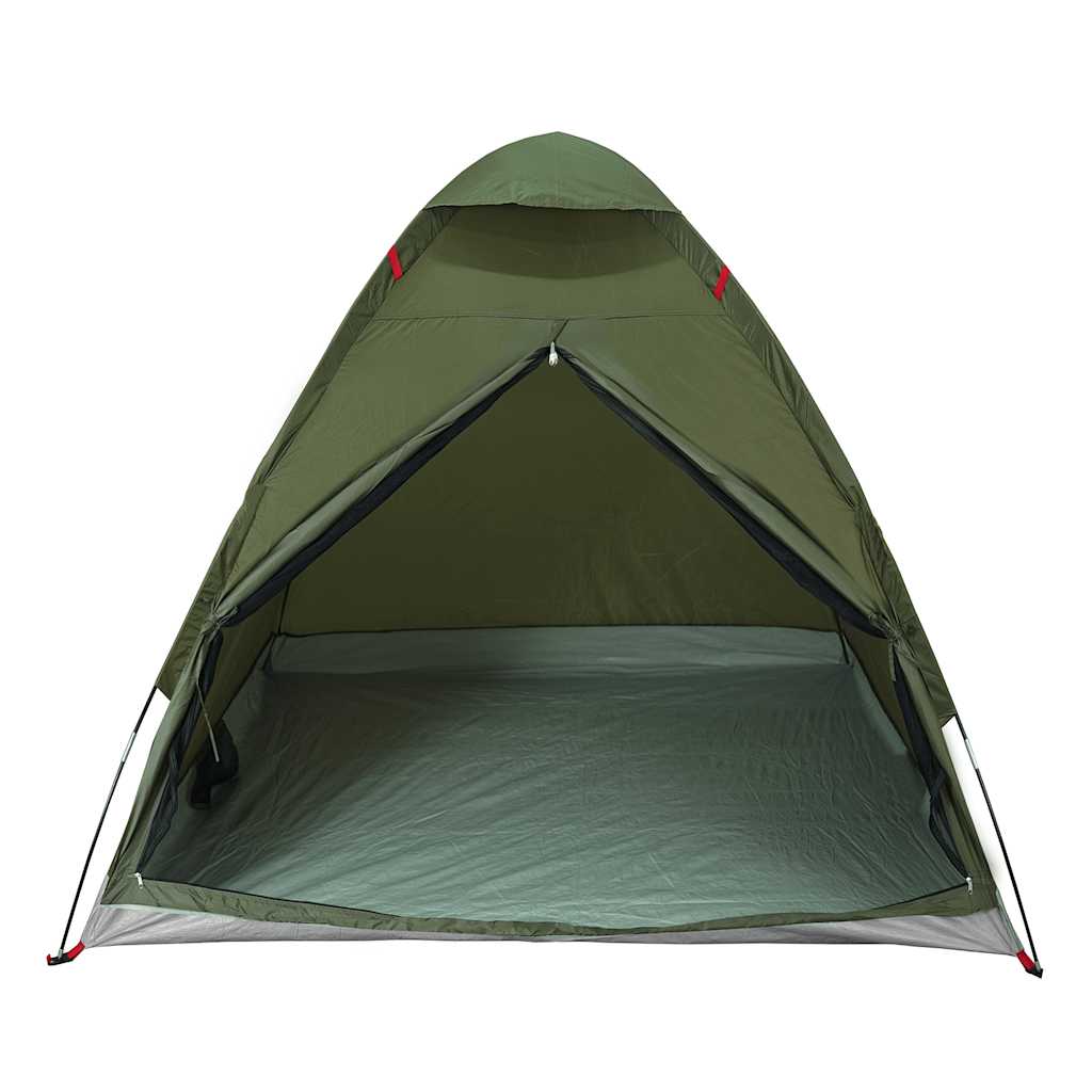 Tenda da Campeggio a Cupola 2 Persone Verde Oliva Impermeabile