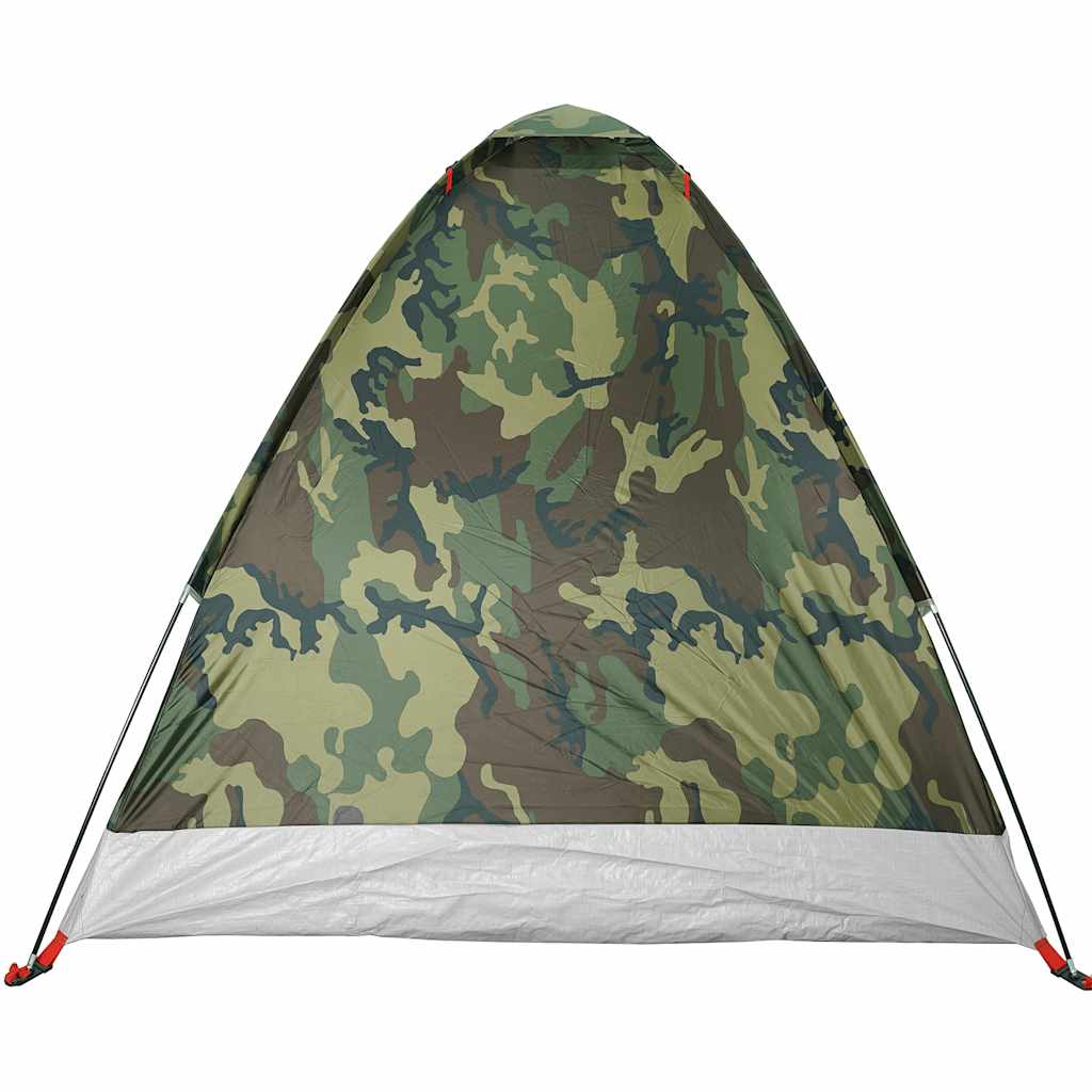 Tenda da Campeggio a Cupola 2 Persone Mimetica Impermeabile
