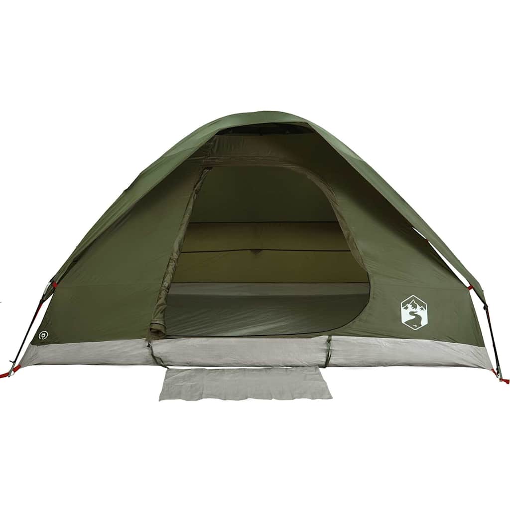 Tenda da Campeggio a Cupola 2 Persone Verde Oliva Impermeabile