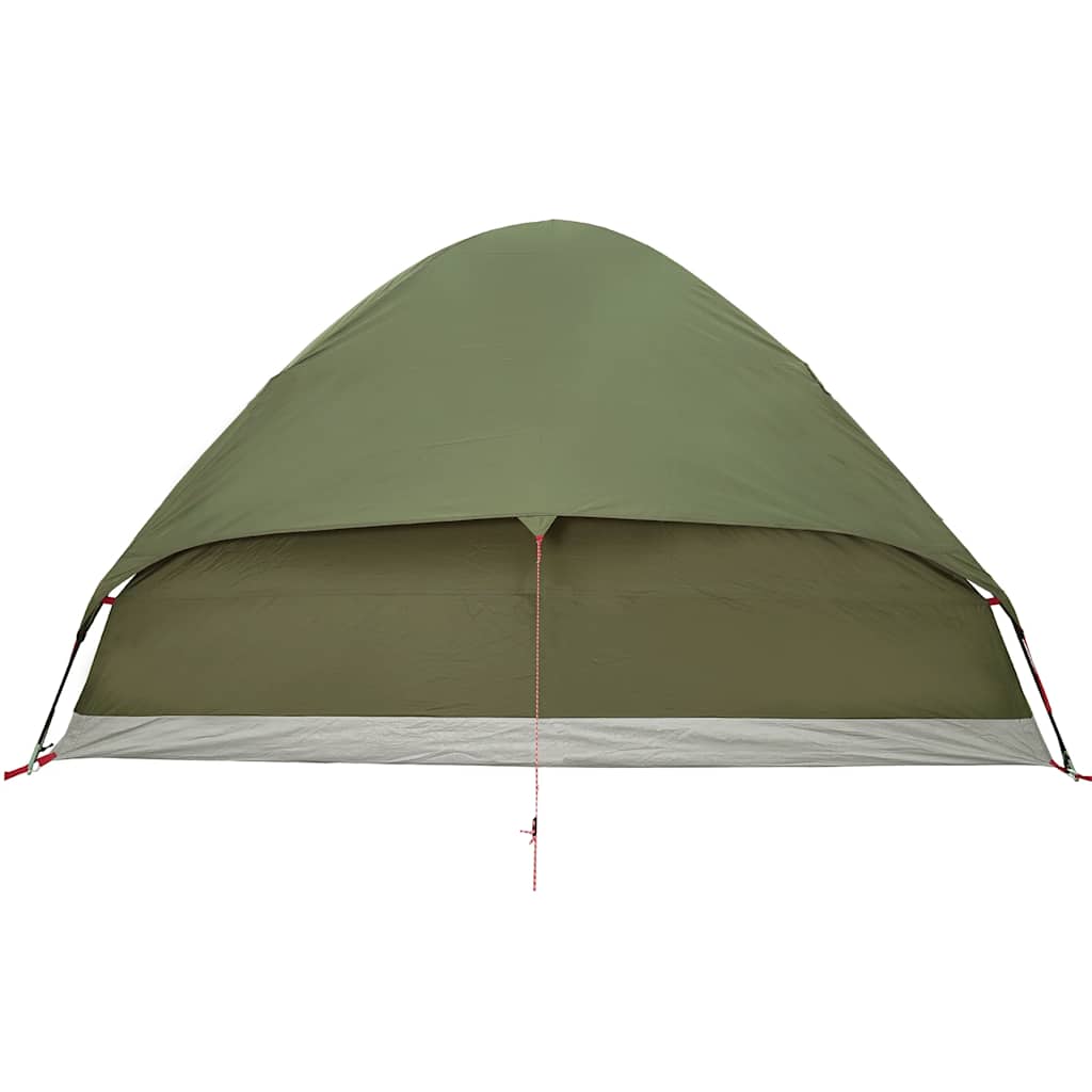 Tenda Familiare a Cupola 6 Persone Verde Oliva Impermeabile