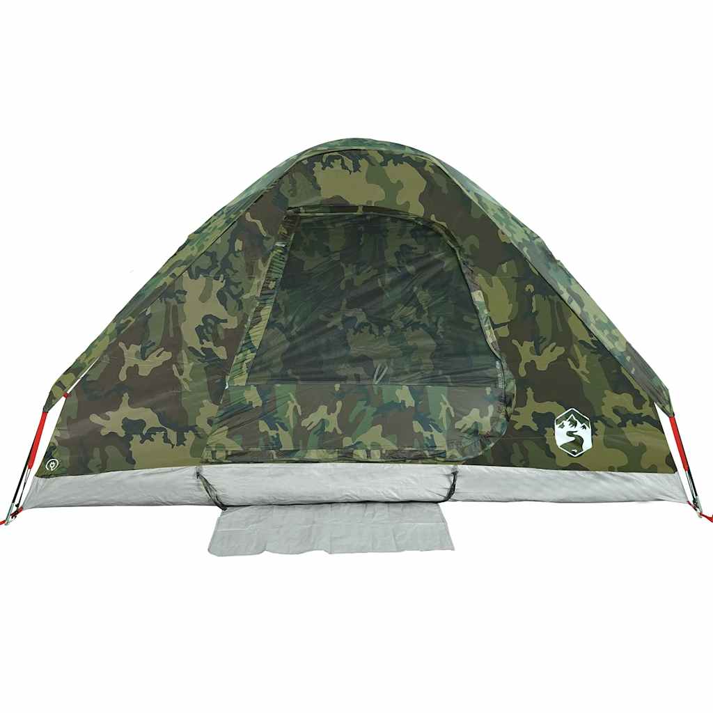 Tenda da Campeggio a Cupola per 6 Persone Mimetica Impermeabile