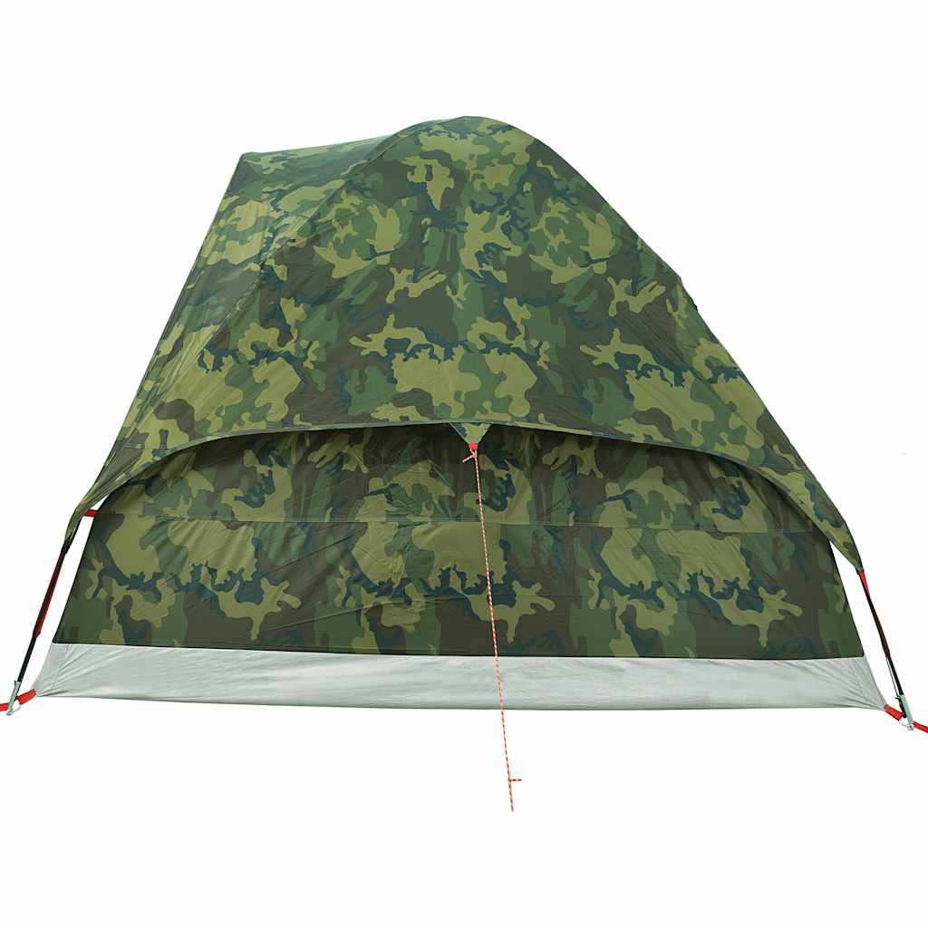 Tenda da Campeggio a Cupola per 6 Persone Mimetica Impermeabile