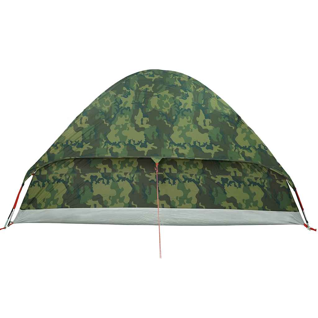 Tenda da Campeggio a Cupola per 6 Persone Mimetica Impermeabile