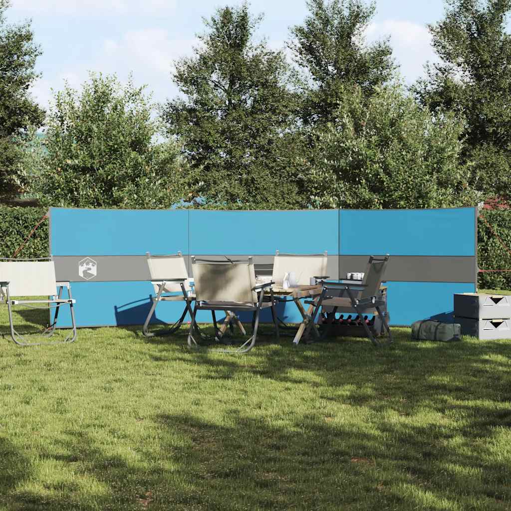 Frangivento da Campeggio Blu 490x123 cm Impermeabile
