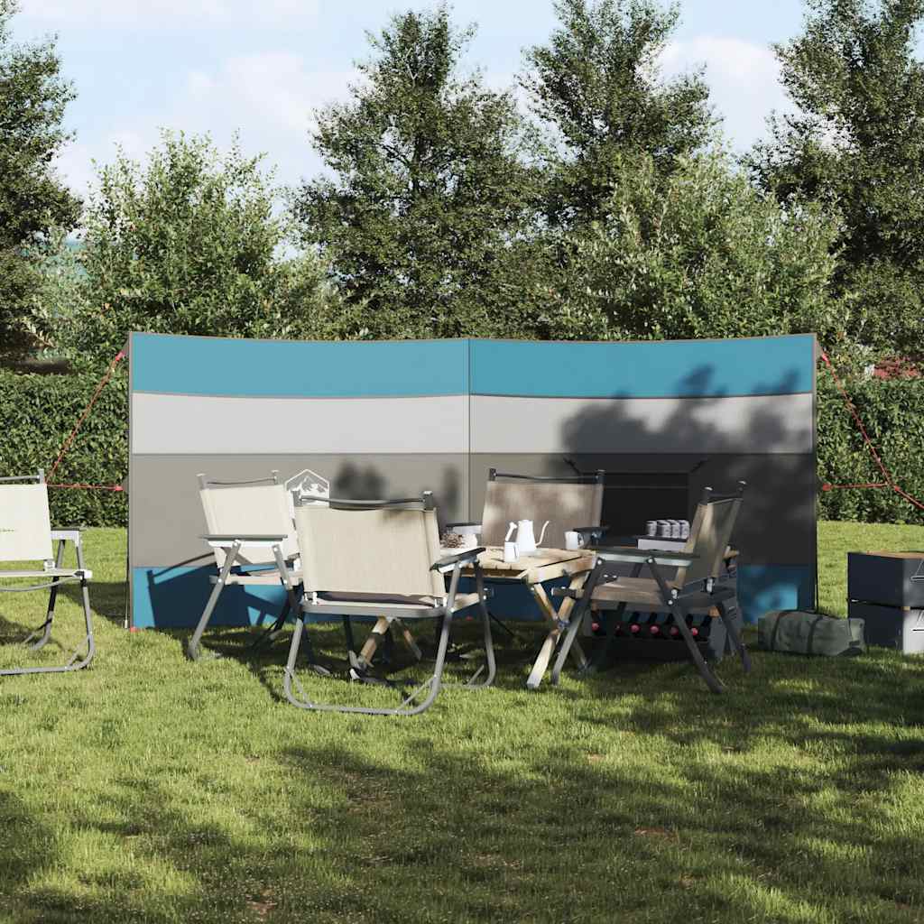 Frangivento da Campeggio Blu 340x130 cm Impermeabile
