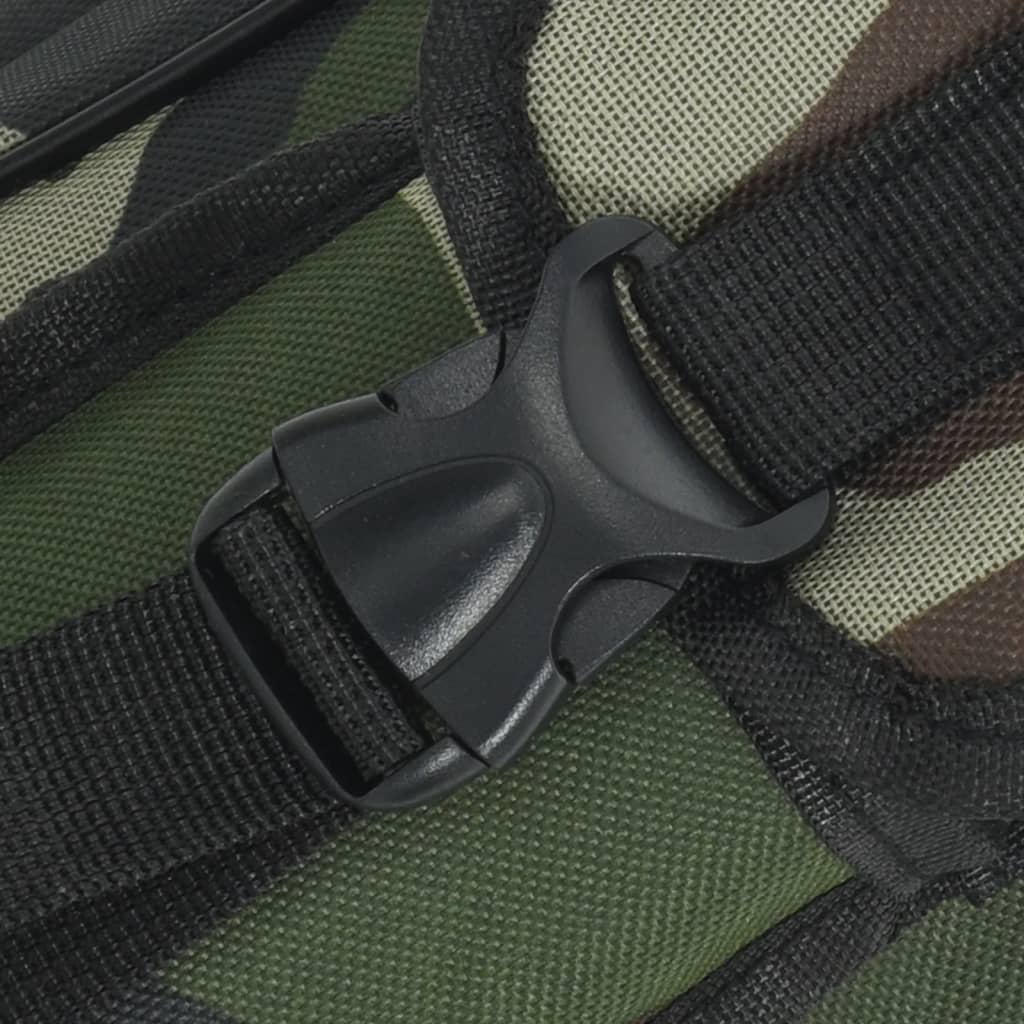 Borsa per Canna da Pesca Verde Mimetico 150 cm Tessuto Oxford