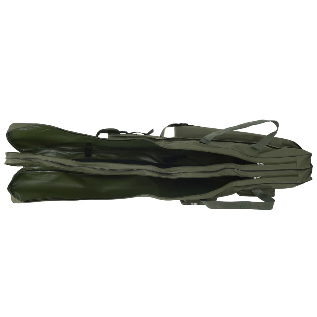 Borsa per Canna da Pesca Verde 160 cm in Tessuto Oxford