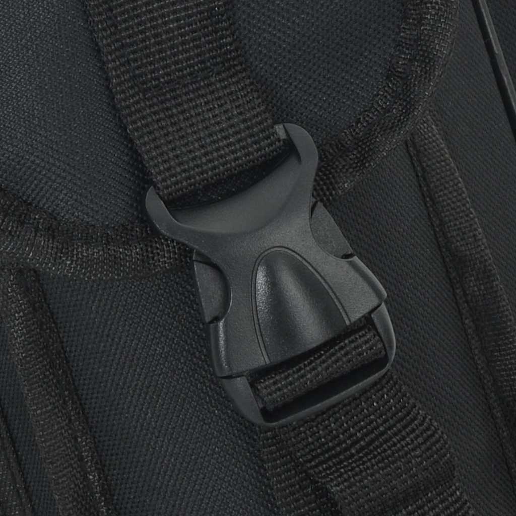 Borsa per Canna da Pesca Nera 160 cm in Tessuto Oxford