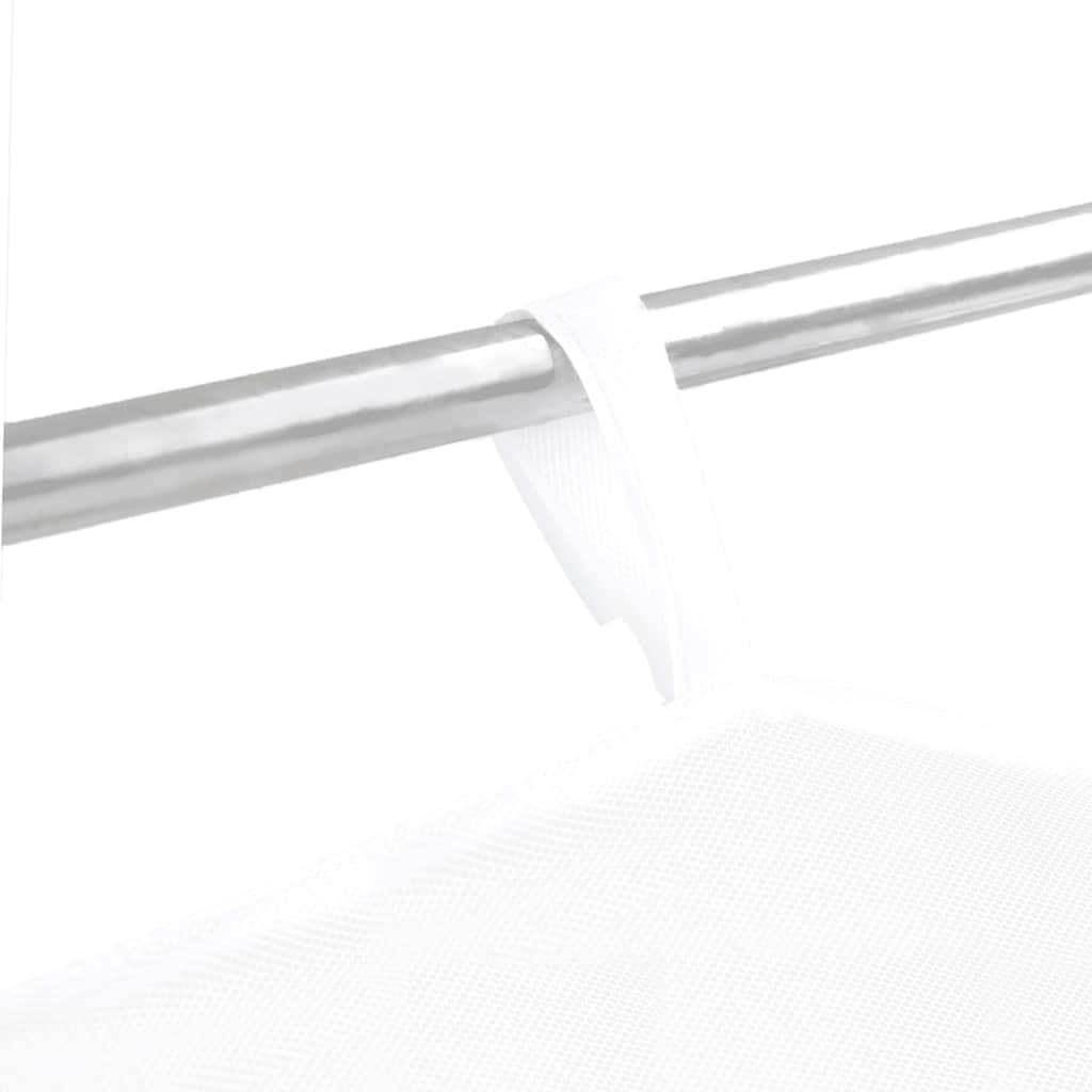 Zanzariera per gazebo Rettangolare 220 mesh Bianco Poliestere