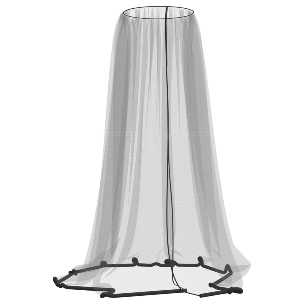 Zanzariera per Ombrellone 220 Rete Nera Φ300x230 cm